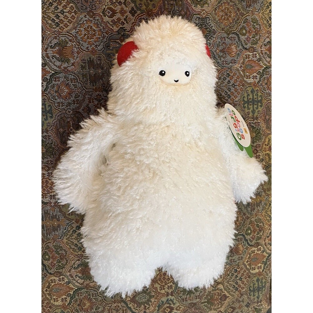 14 Inch Yeti Standing with Ear Muffs Stuffed Animal Gigglescape